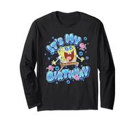 Spongebob Squarepants It's My Birthday Bold Bubble Letters Manga Larga