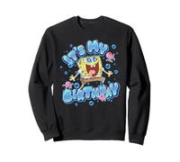 Spongebob Squarepants It's My Birthday Bold Bubble Letters Sudadera