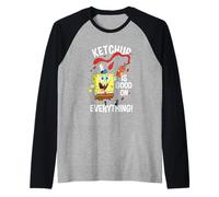 Spongebob Squarepants Ketchup Is Good On Everything Cute Camiseta Manga Raglan