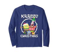 Spongebob Squarepants Krabby Christmas Best Friends Portrait Manga Larga