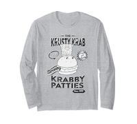 Spongebob Squarepants Krusty Krab Krabby Patties Manga Larga