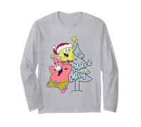 Spongebob Squarepants Make It Merry Christmas Manga Larga