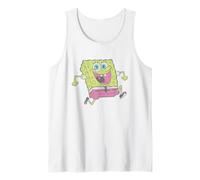 Spongebob Squarepants Naughty Jump Pose Camiseta sin Mangas