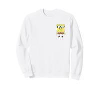 Spongebob Squarepants Nerd Glasses Left Chest Sudadera