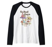 Spongebob Squarepants No Bad Days Mushrooms Camiseta Manga Raglan