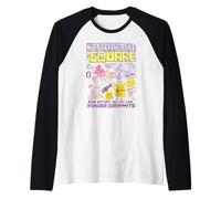 Spongebob Squarepants Not Afraid To Be Square #1 Fry Cook Camiseta Manga Raglan