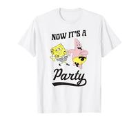 Spongebob Squarepants Now It's A Party Spongebob and Patrick Camiseta