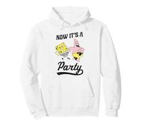 Spongebob Squarepants Now It's A Party Spongebob and Patrick Sudadera con Capucha