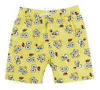 SpongeBob Squarepants Pantalones de Baño para Niños con Cordón en la Cintura, Bañadores Cortos de Playa para Vacaciones