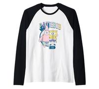 Spongebob Squarepants Patrick and Spongebob Duo Friends Camiseta Manga Raglan