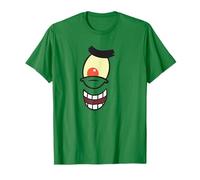 SpongeBob SquarePants Plankton Face Cartoon Costume Camiseta