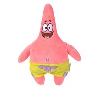 Simba- Peluche Patricio 35cm, Bob Esponja, Material Suave y Agradable, Relleno 100% Reciclado, Licencia 100% Oficial, Apto para Todas Las Edades (109491002SPB)