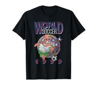 Spongebob Squarepants Retro World Soccer Patrick Cartoon Camiseta