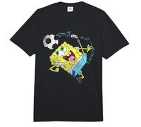 Spongebob Squarepants Soccer Futbol Kick Comfort Colors Adult Heavyweight T-Shirt