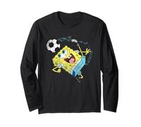 Spongebob Squarepants Soccer Futbol Kick Manga Larga