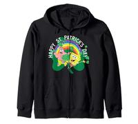 Spongebob Squarepants St. Patrick's Day Holiday Duo Portrait Sudadera con Capucha