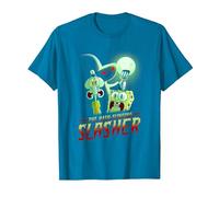 Spongebob Squarepants The Hash Slinging Slasher Spooky Camiseta, Hombre, Zafiro, 3XL