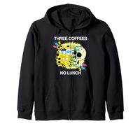 Spongebob Squarepants Three Coffees No Lunch Cool Style Sudadera con Capucha