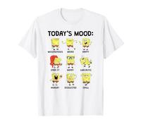 Spongebob Squarepants Today'S Mood Funny Emotion Chart Camiseta