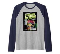 Spongebob Squarepants Touched My Brain Camiseta Manga Raglan