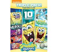 Spongebob Squarepants Triple Feature: 10 Happiest Moments / Heroes of Bikini Bottom / Legends of Bikini Bottom [USA] [DVD]