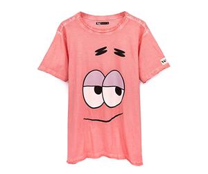 SPONGEBOB SQUAREPANTS Unisex Patrick o Calamar Camiseta Small