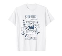 Spongebob Squarepants Vintage Ocean Blue Under The Sea Camiseta
