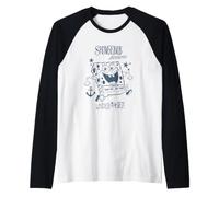 Spongebob Squarepants Vintage Ocean Blue Under The Sea Camiseta Manga Raglan