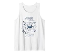 Spongebob Squarepants Vintage Ocean Blue Under The Sea Camiseta sin Mangas