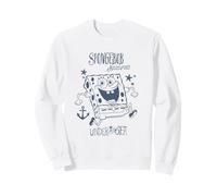 Spongebob Squarepants Vintage Ocean Blue Under The Sea Sudadera