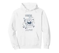 Spongebob Squarepants Vintage Ocean Blue Under The Sea Sudadera con Capucha
