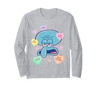Spongebob Squidward Anti-Valentine's Day Conversation Hearts Manga Larga