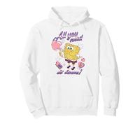 Spongebob Sweeter Than Sugar Candy Hearts Valentine's Day Sudadera con Capucha