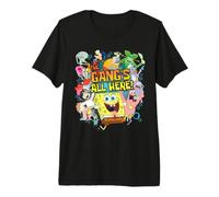 Spongebob The Gang's All Here Camiseta Premium