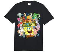 Spongebob The Gang's All Here Comfort Colors Adult Heavyweight T-Shirt