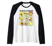 Spongebob The Silly Moods Camiseta Manga Raglan