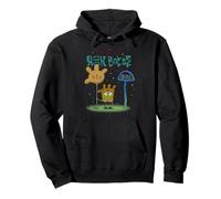 Spongebob Welcome to Rock Bottom Bus Stop Cartoon Sudadera con Capucha