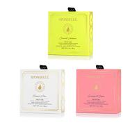 Spongelle - Esponja exfoliante corporal con caja, esponja de baño y ducha para mujer, exfoliante con infusión de gel de baño, más de 14 usos (verbena de coco, casis de pomelo, pera fresia)