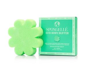 Spongelle Eucalyptus Mint Eco Collection - Limpiador corporal para baño y ducha, para hombres y mujeres, biodegradable, libre de crueldad, vegano, probado por dermatólogos, fabricado en Estados Unidos