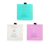 SPONGELLÉ Spongelle - Juego de exfoliante corporal con caja para baño y ducha, exfoliante con infusión de jabón corporal, más de 14 usos (hierba de playa, lavanda francesa, pera de fresia)