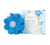 Spongellé White Ginger Hawaiian Buffer | Esponja con infusión de gel corporal con aceite de nueces Awapuhi y Kukui | Exfolia e hidrata | Más de 14 usos