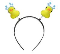 SPONGL - Diadema con forma de pato amarillo de dibujos animados, diadema para fotografía, Halloween, carnavales, fiestas, creativas para niñas y niños