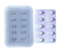 SPONGL Moldes de silicona, molde de medicamentos, fácil de limpiar, versátil versión completa, medicamentos, pellets, moldes para pastillas