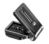 SPONGL Soporte en L para cámara réflex digital, horizontal, trípode de conmutación, placa de liberación rápida para vertical y horizontal