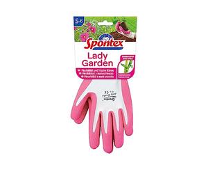 Spontex 12130146 Lady Garden - Guantes de jardinería, talla 6