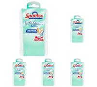 Spontex 3 recambios de Esponja antiarañazos para fregona (Paquete de 5)