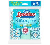 Spontex Bayetas de Microfibra, 30 x 40 cm, 1 Paquet de 3 Unidades