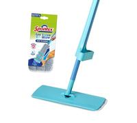 Spontex - Escoba fregona Easy System MAX+ - Cabezal de Escoba de Microfibra con Sistema de Centrifugado Integrado - Limpia Suelos laminados, Suelos y baldosas