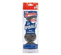 SPONTEX - Espiral - 4 espirales eficaces y desincrustantes - Ideal para limpieza difíciles