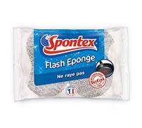 Spontex - Flash - Combinación estropajos esponjas - 2 Paquetes De 5 cada uno